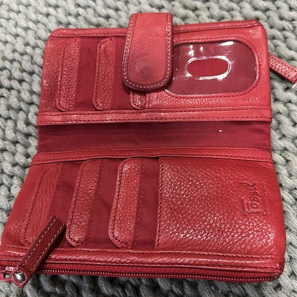 Fossil checkbook Wallet - Picture 4 of 10